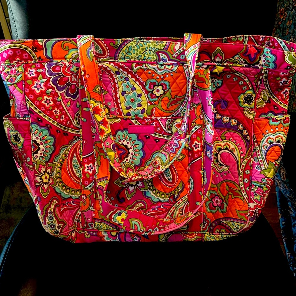 Vera Bradley Pin Swirls Large shoulder bag
